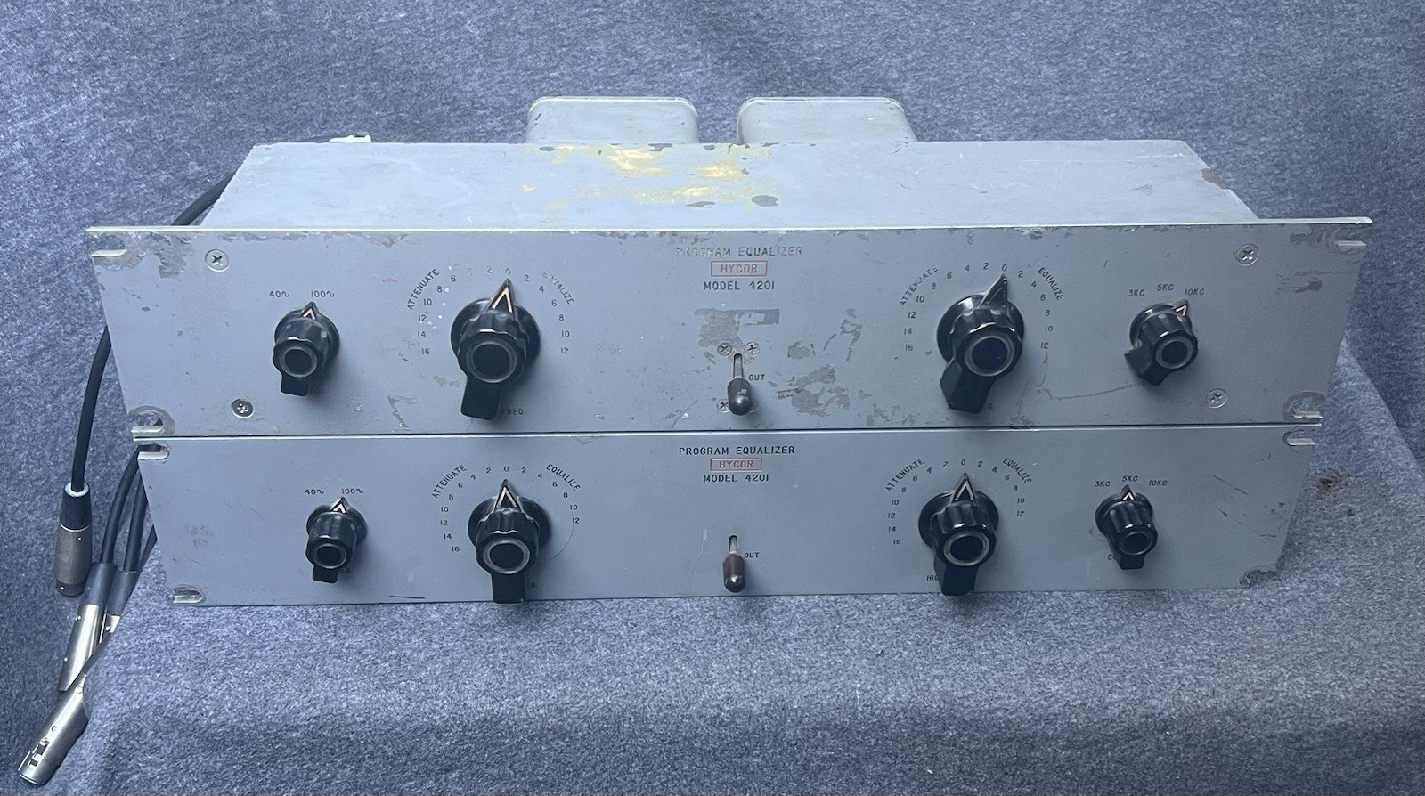 Vintage Hycor 4201 Program Equalizer Pair