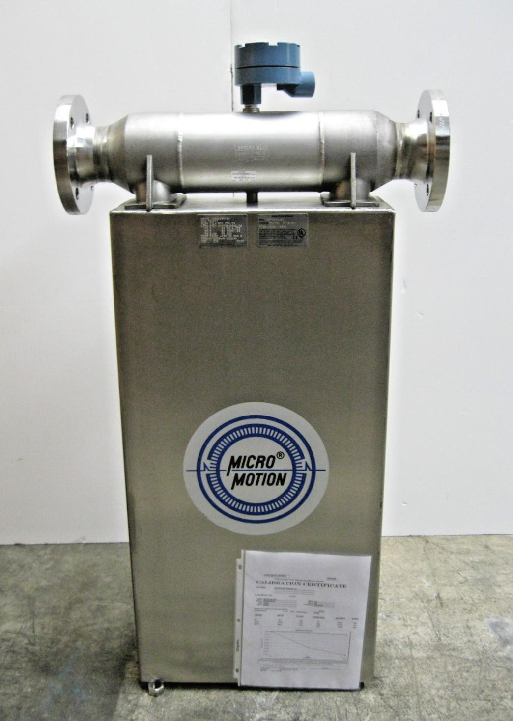 3" 150# Micro Motion DS300 S999SU Mass Flow Sensor CALIBRATED K