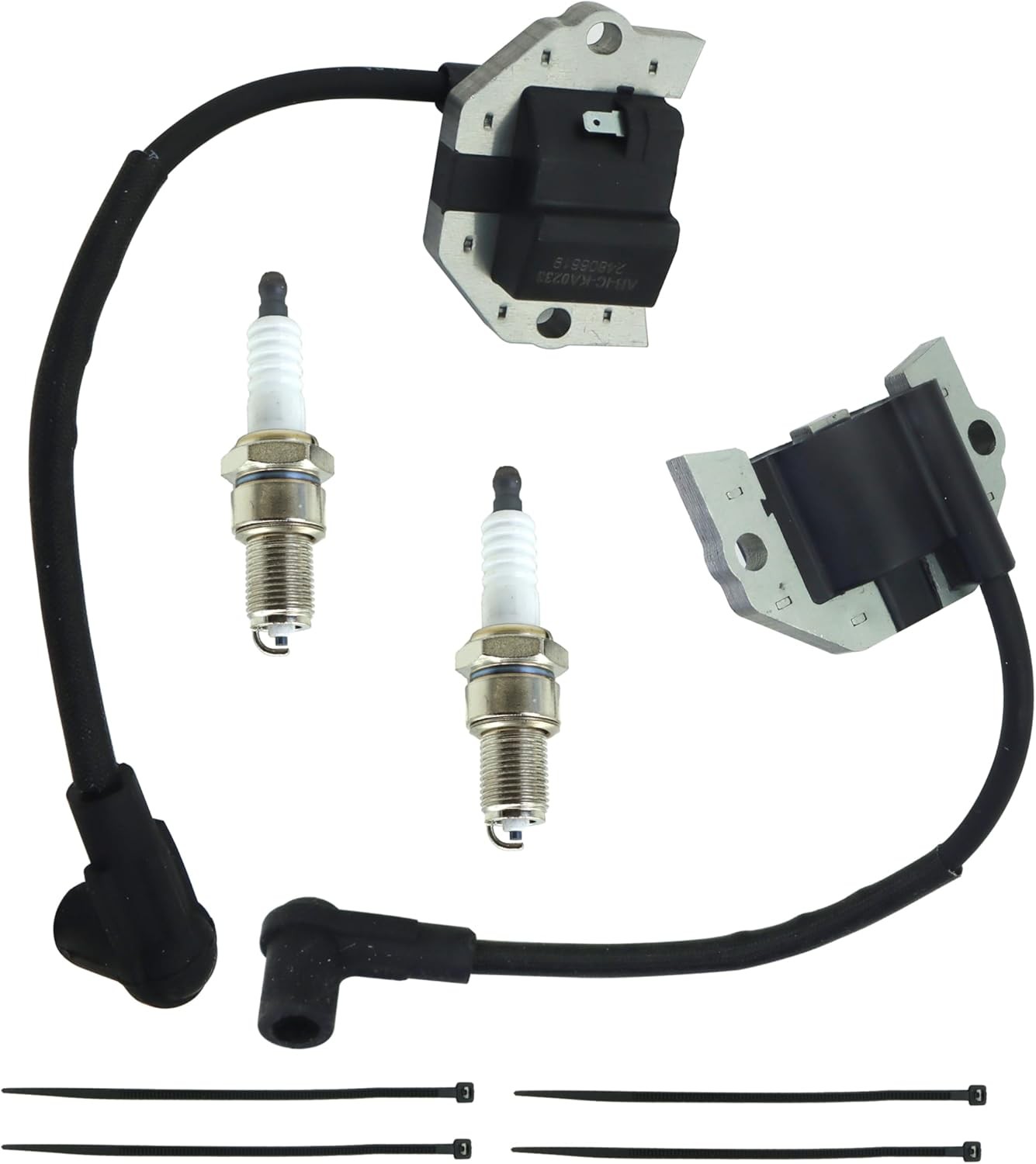 2 Sets of 21171-0745 Ignition Coils Module for Kawasaki FH721V FH601V FH641V...
