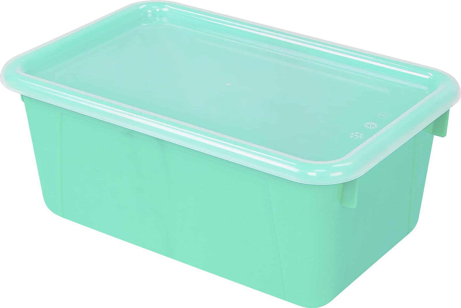 Storex Small Cubby Storage Containers For Classroom Non-Snap Lid 12.2 X 7.8 X