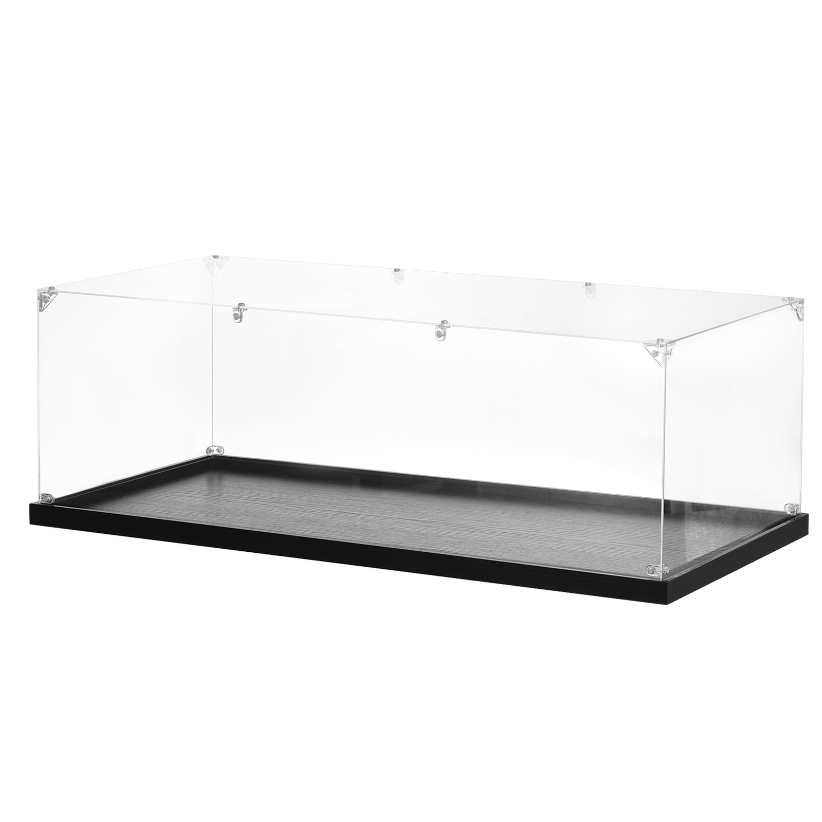 Acrylic Display Case, 11.8"x24.4"x8" Clear Display Box Assemble Dustproof
