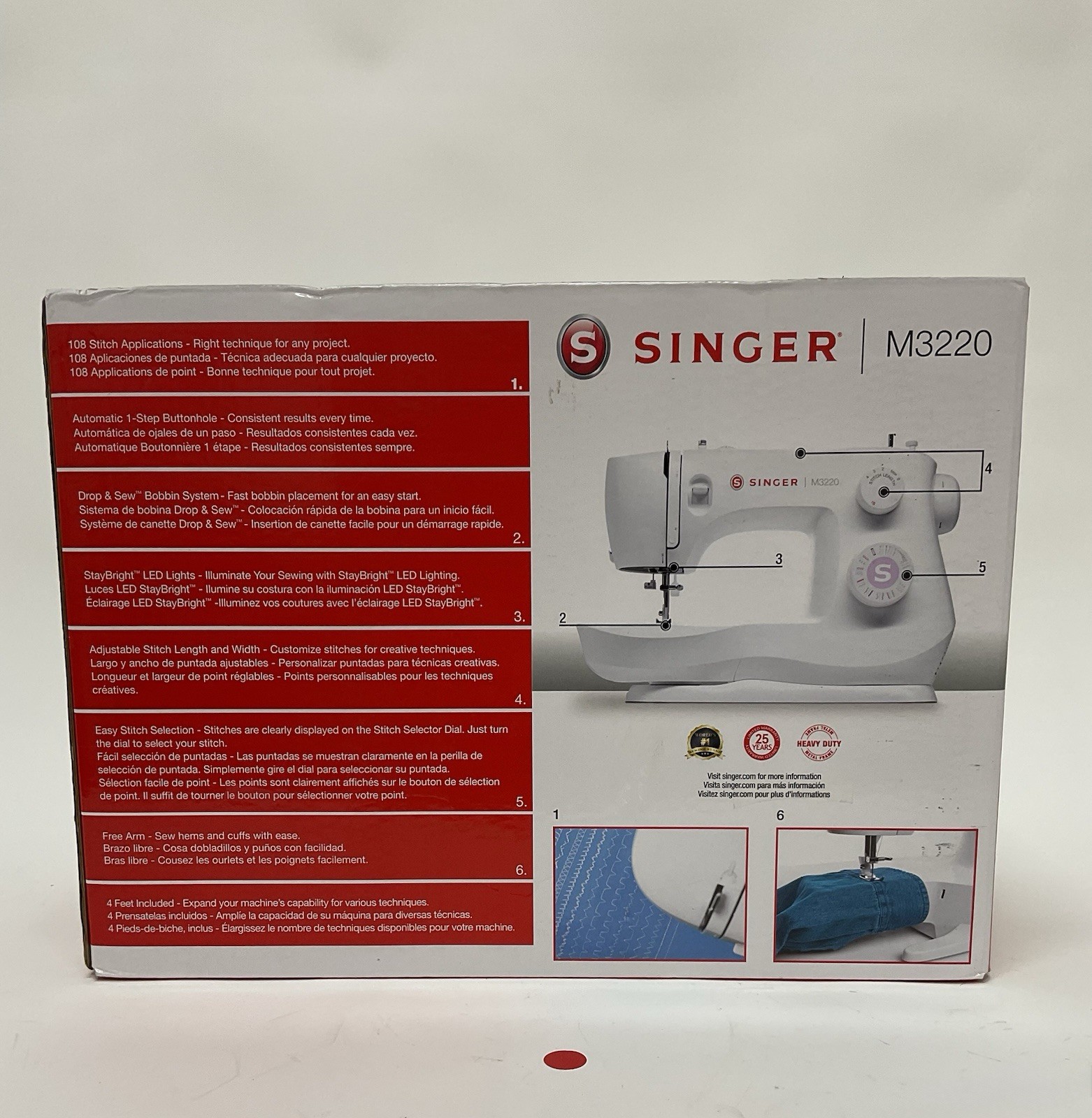 Singer M3220 Sewing Machine 10249910-1