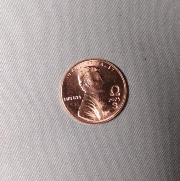 2025 penny Omega P D S 2025 Omega NOVELTIES 2025 OMEGA PENNY COUNTER STAMPED