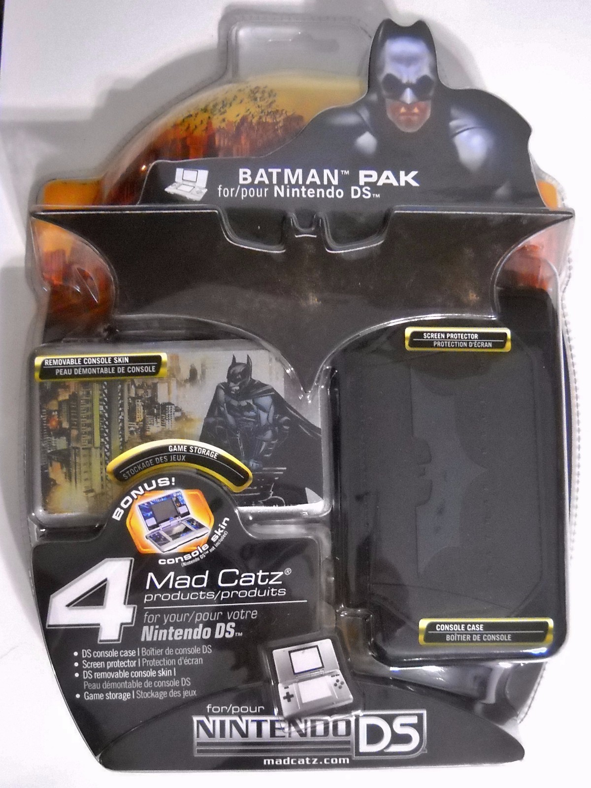 MAD CATZ BATMAN PAK FOR NINTENDO DS NEW IN PACKAGE