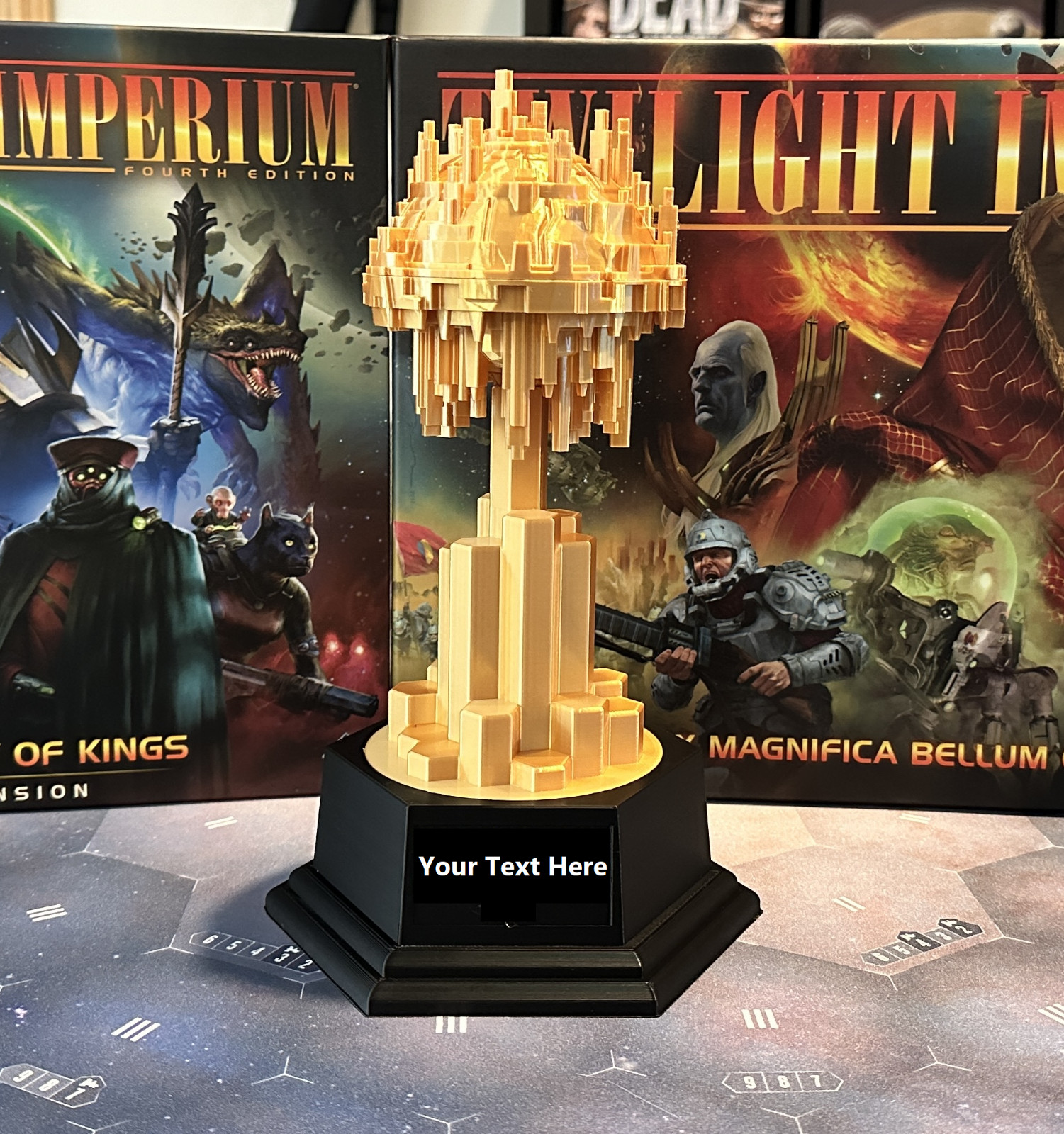 ✅⭐Twilight Imperium 4th Edition TK & Thunder's Edge Trophy Can be Personalized!⭐