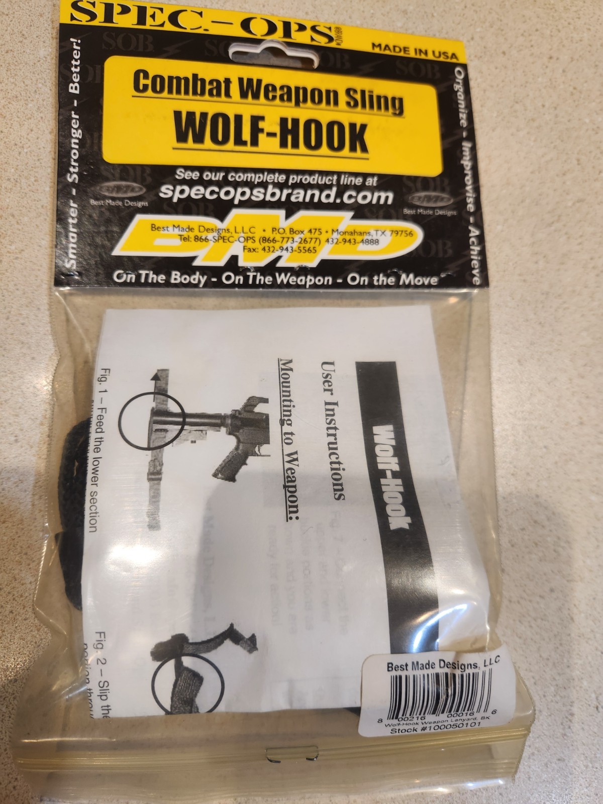 Spec Ops Combat Sling Wolf hook