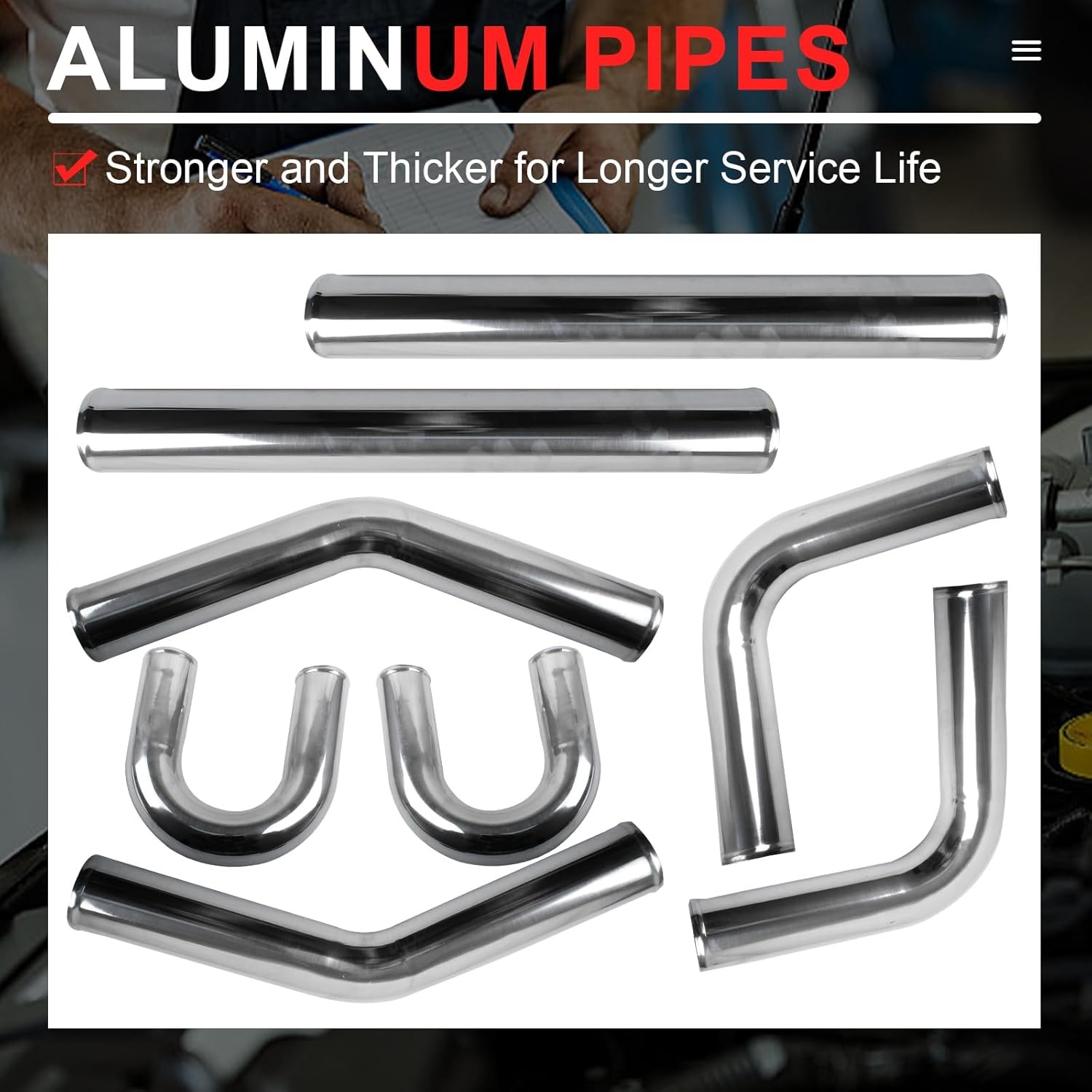 3 Inch Universal Turbo Intercooler Piping Kit 32 Pieces