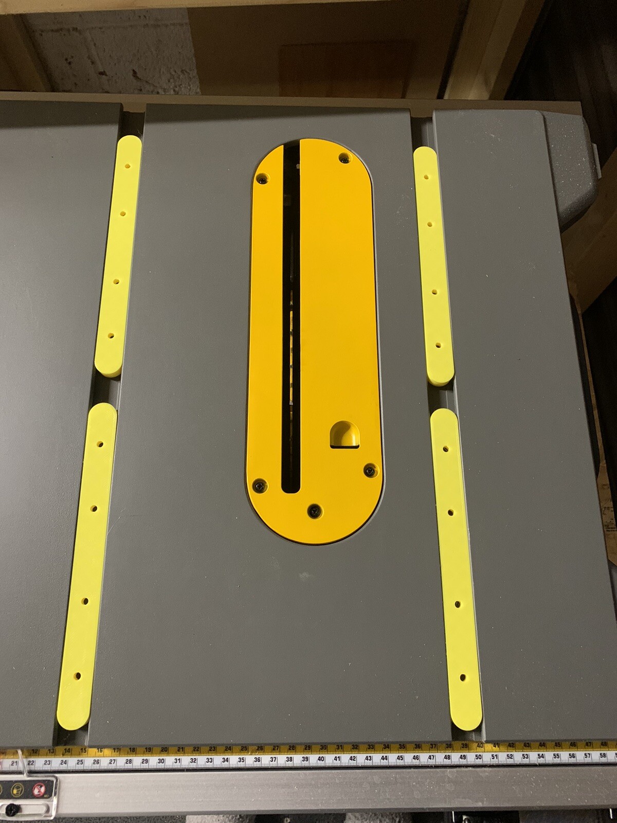 dewalt dwe7485 /dwe7492 crosscut sled rails