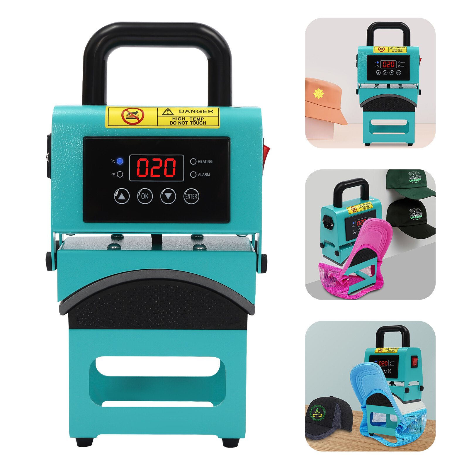 Heat Press Machine Digital Hat Cap Baseball Printer Transfer Sublimation DIY
