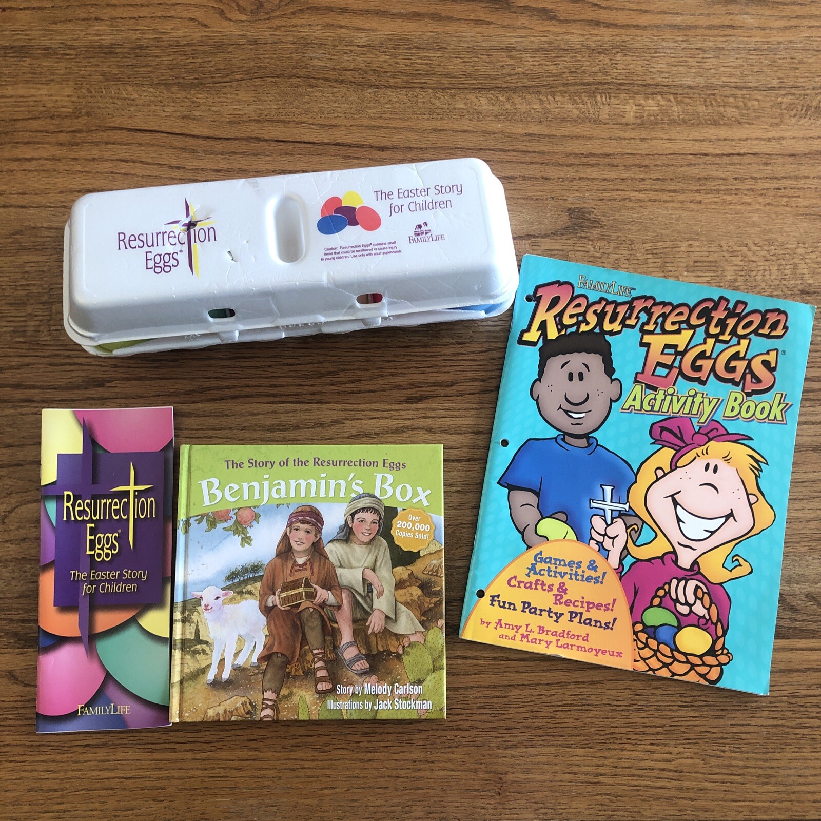 Family Life Today Resurrection Eggs Easter Story BOOKS Lot Set Complete LENT