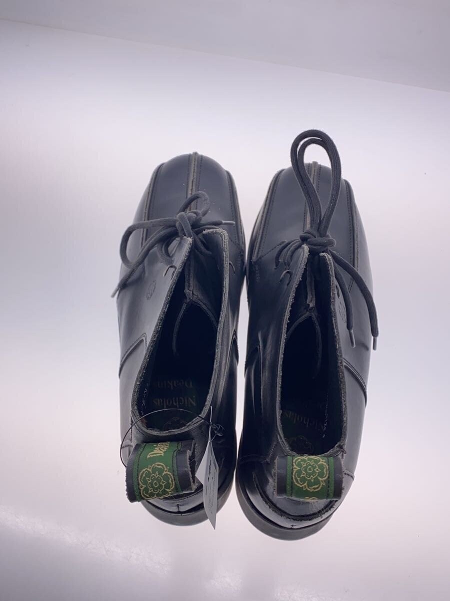 Lace-Up Boots/Us9/Blk/Leather 3544