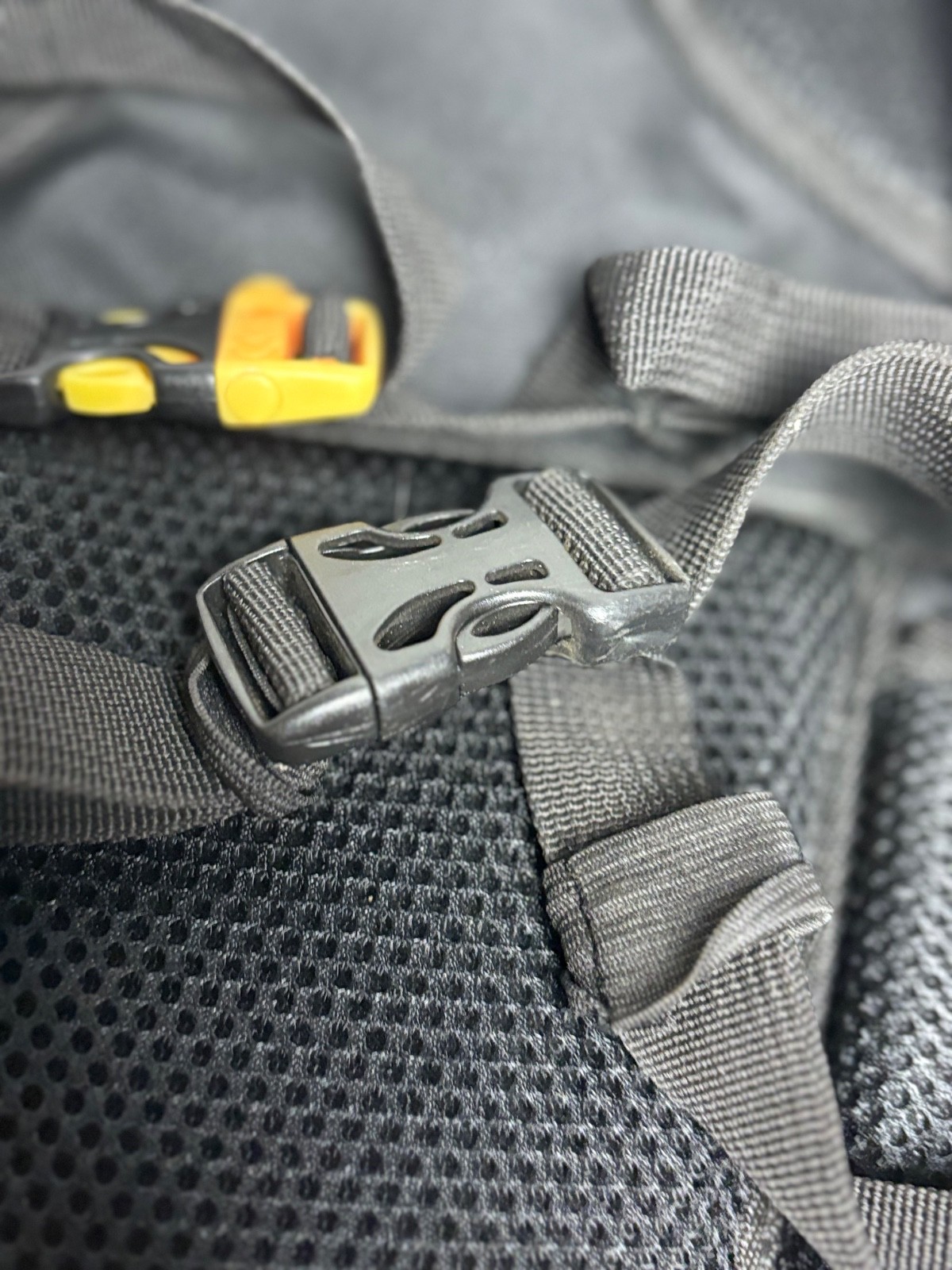 Ecogear Glacier Black Grey Recycled Polyester Hydration Hiking Backpack OS