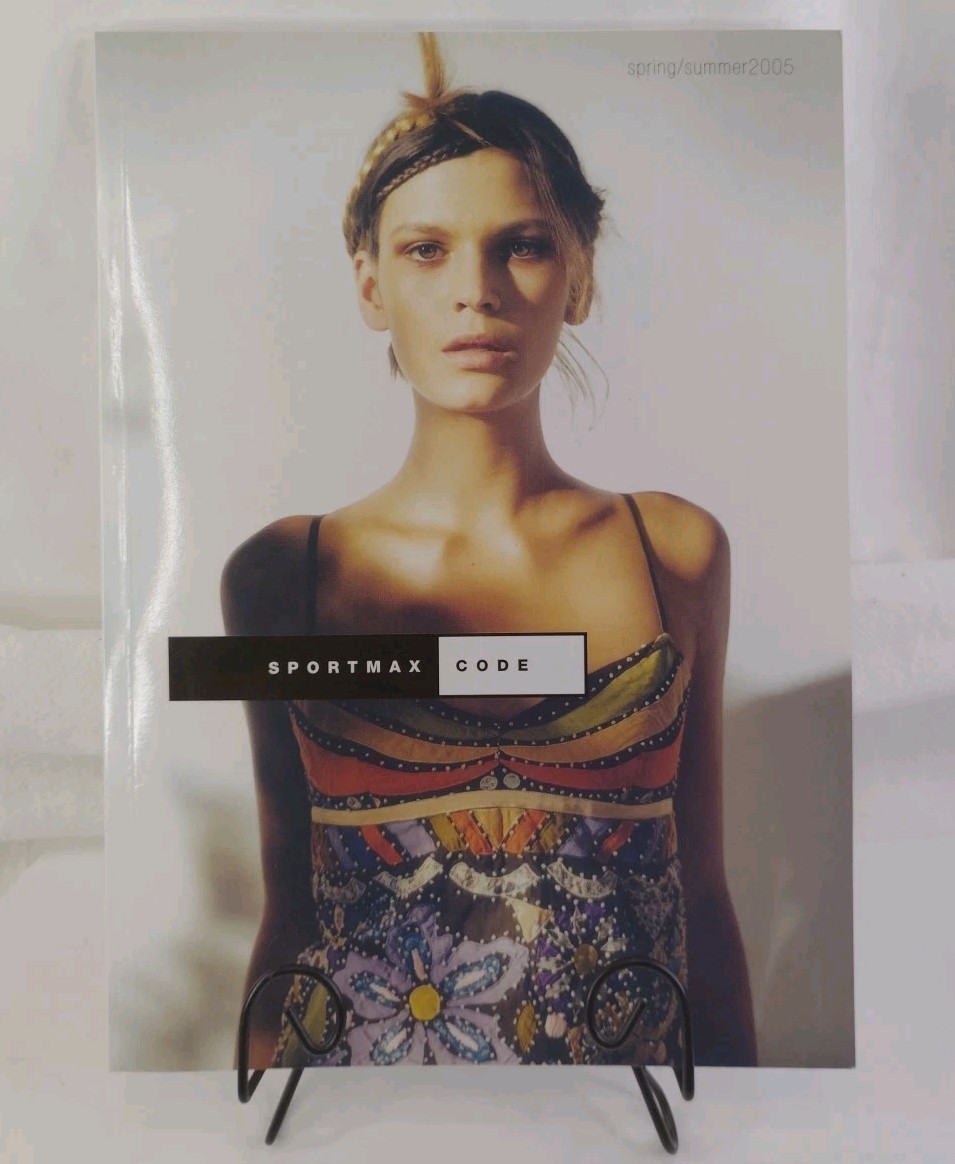 SPORTMAX CODE Womens wear Fashion CATALOG Spring Summer 2005 Rare!