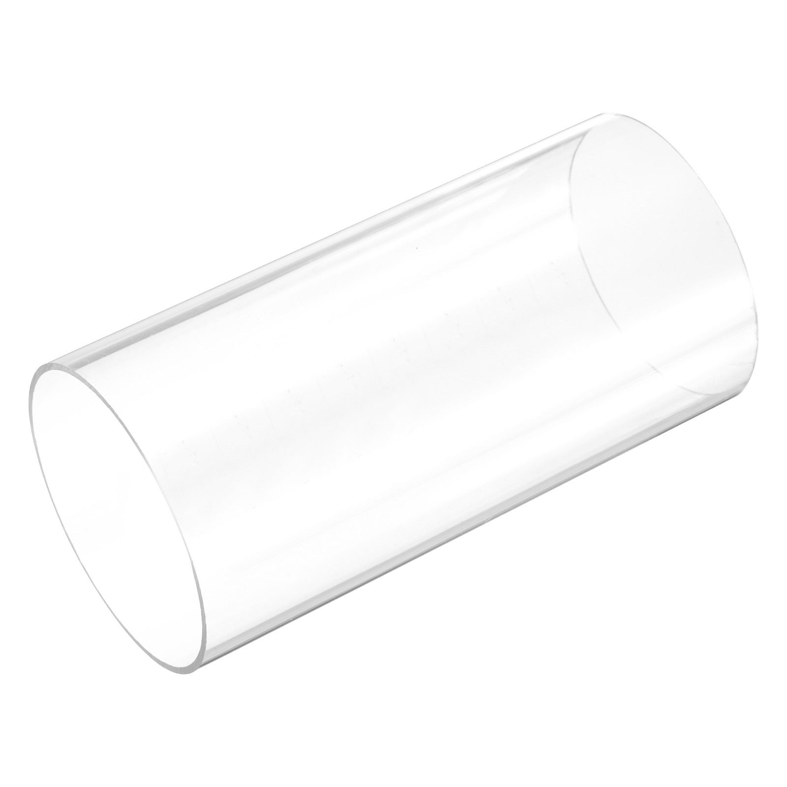 Rigid Round Clear Tubing 71mm ID x 75mm OD x 150mm Length Plastic Tube