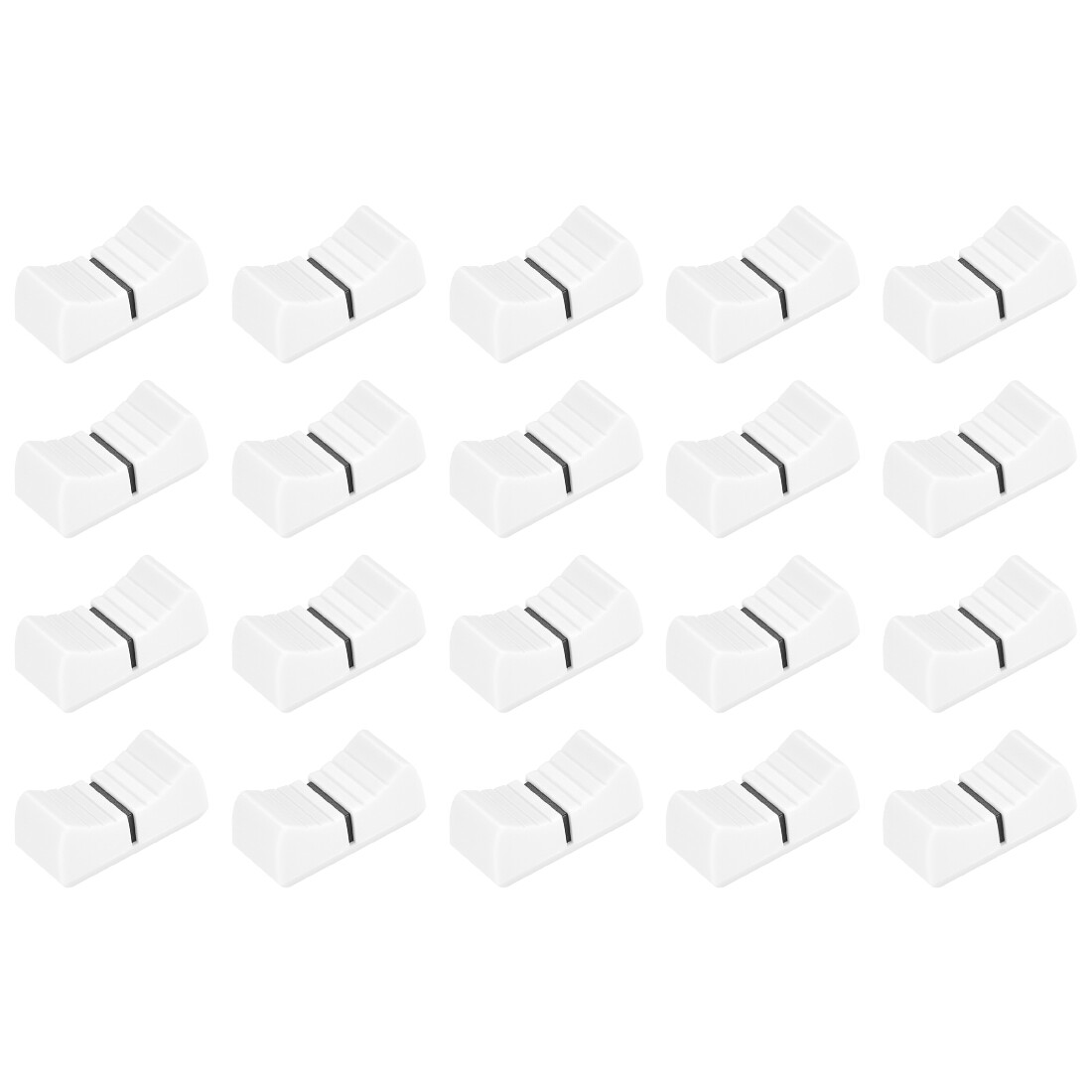 20Pcs Console Mixer Slider Fader Knobs Replacement for Potentiometer Knob