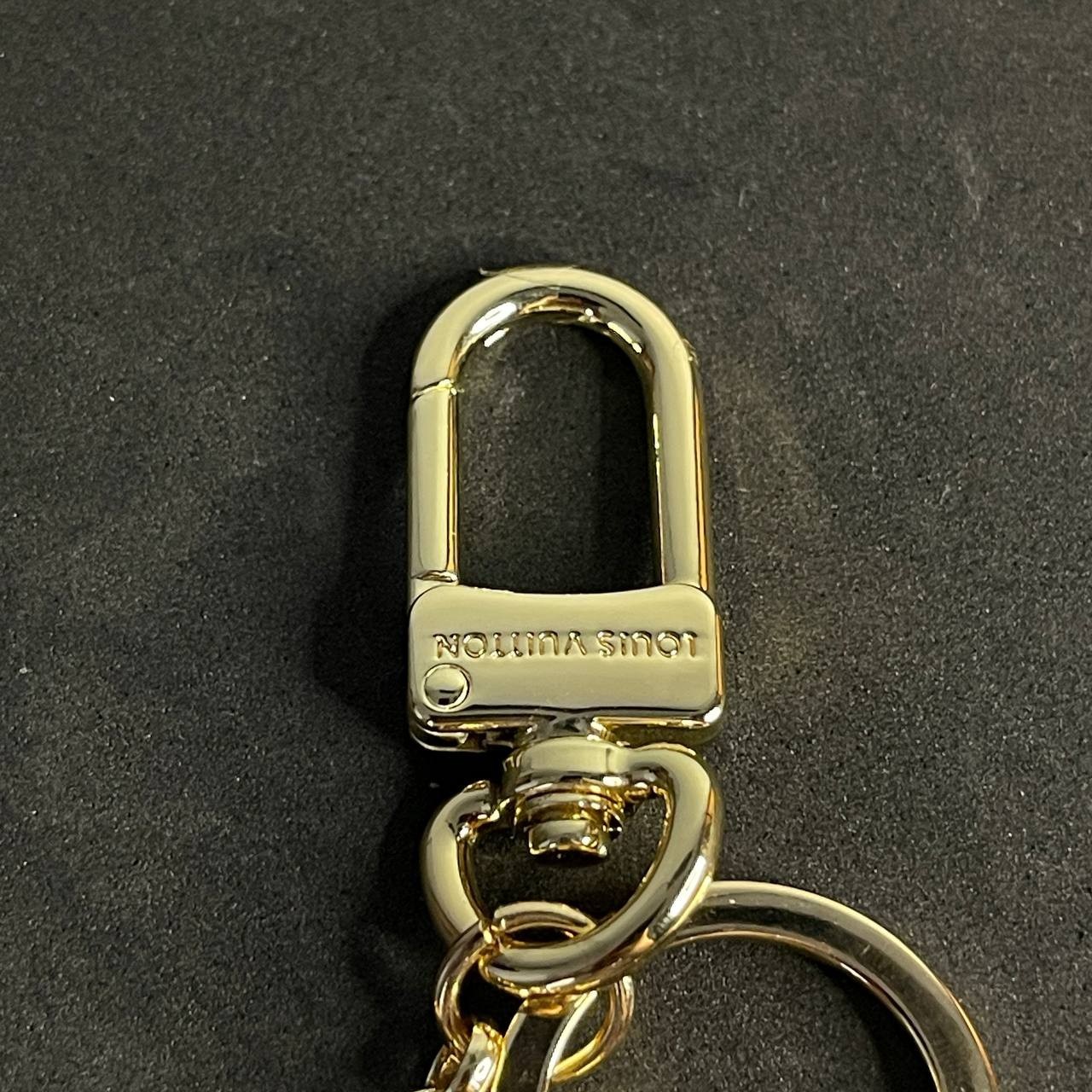 Louis Vuitton Gold LV Key Chain