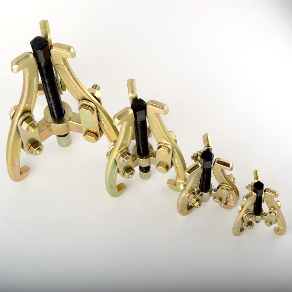 4PC 3-Jaw Gear Puller Set - 3", 4", 6", 8" | Removal Tool for Gears, etc.
