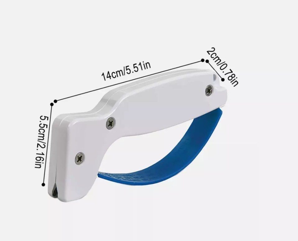 Handheld Knife Sharpener Safe Finger Guard | Kitchen Outdoor Garden Tool