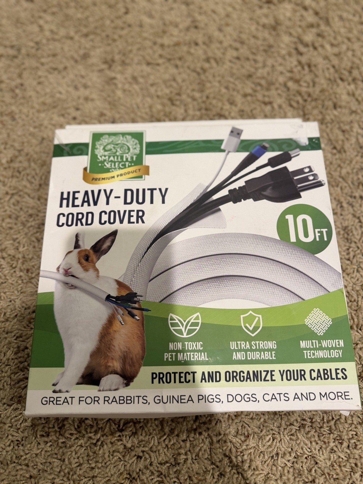 Heavy -Duty Cord Cover 10 FT