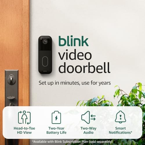 Video (newest model) – Head-to Doorbell Black System (Doorbell + Sync Module)