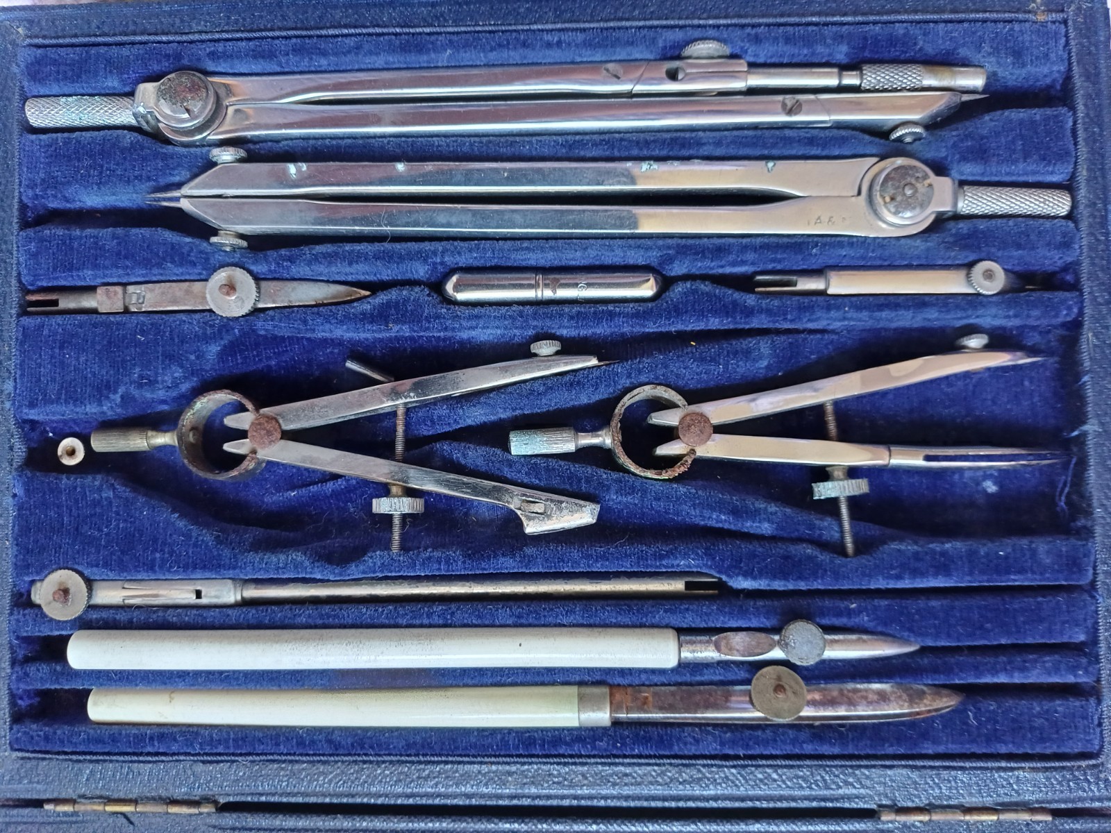 Vintage Drafting / Drawing set in Original Case
