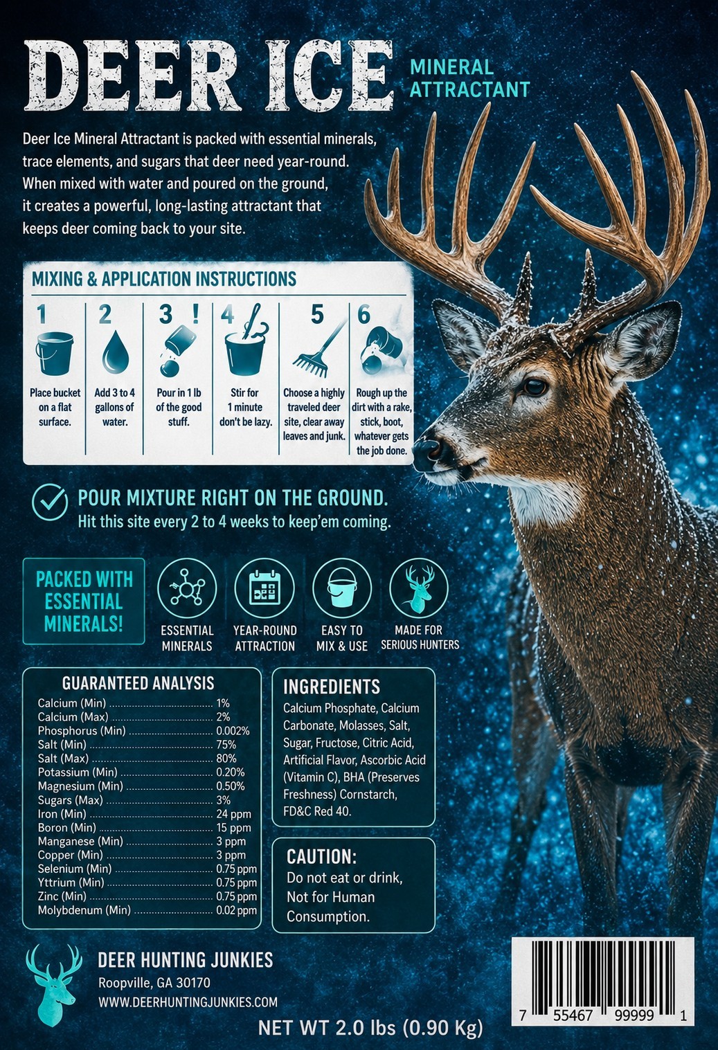 Deer Ice Mineral Deer Attractant 2lbs.