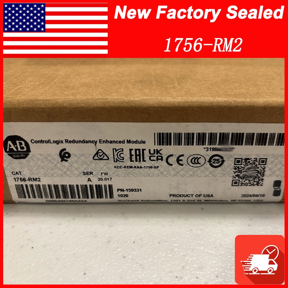 NEW Unopened AB 1756-RM2 Redundancy Enhanced Module Free Shipping