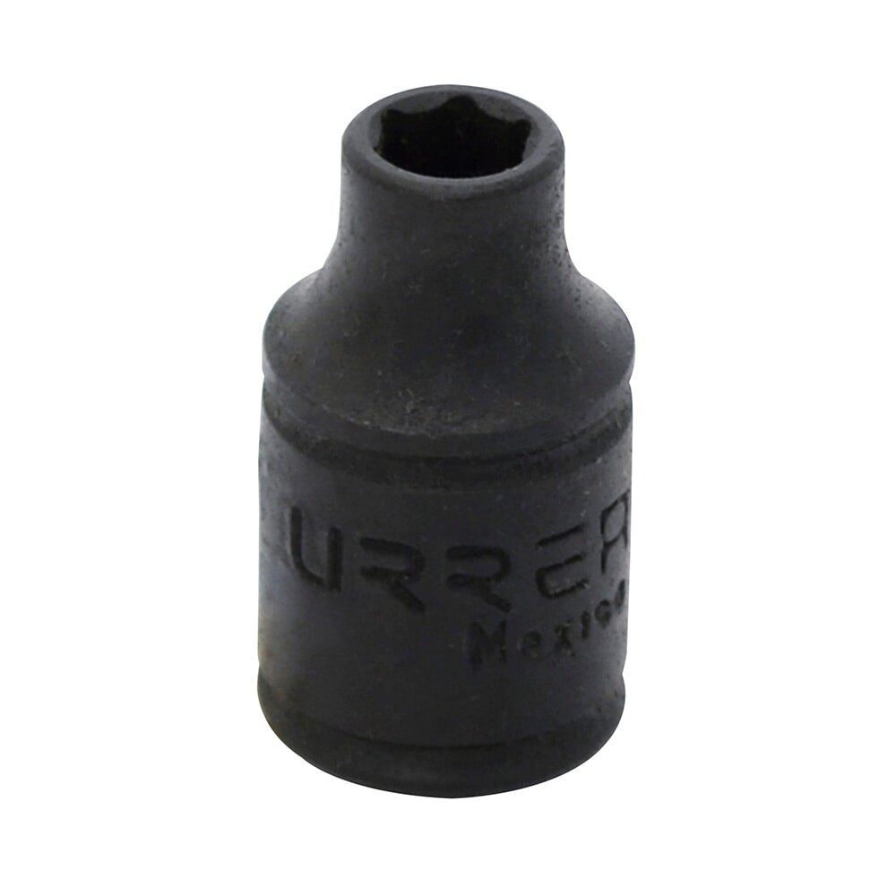 URREA 6909H 1/4" Drive Black Standard Impact Socket 6 Point 9/32"