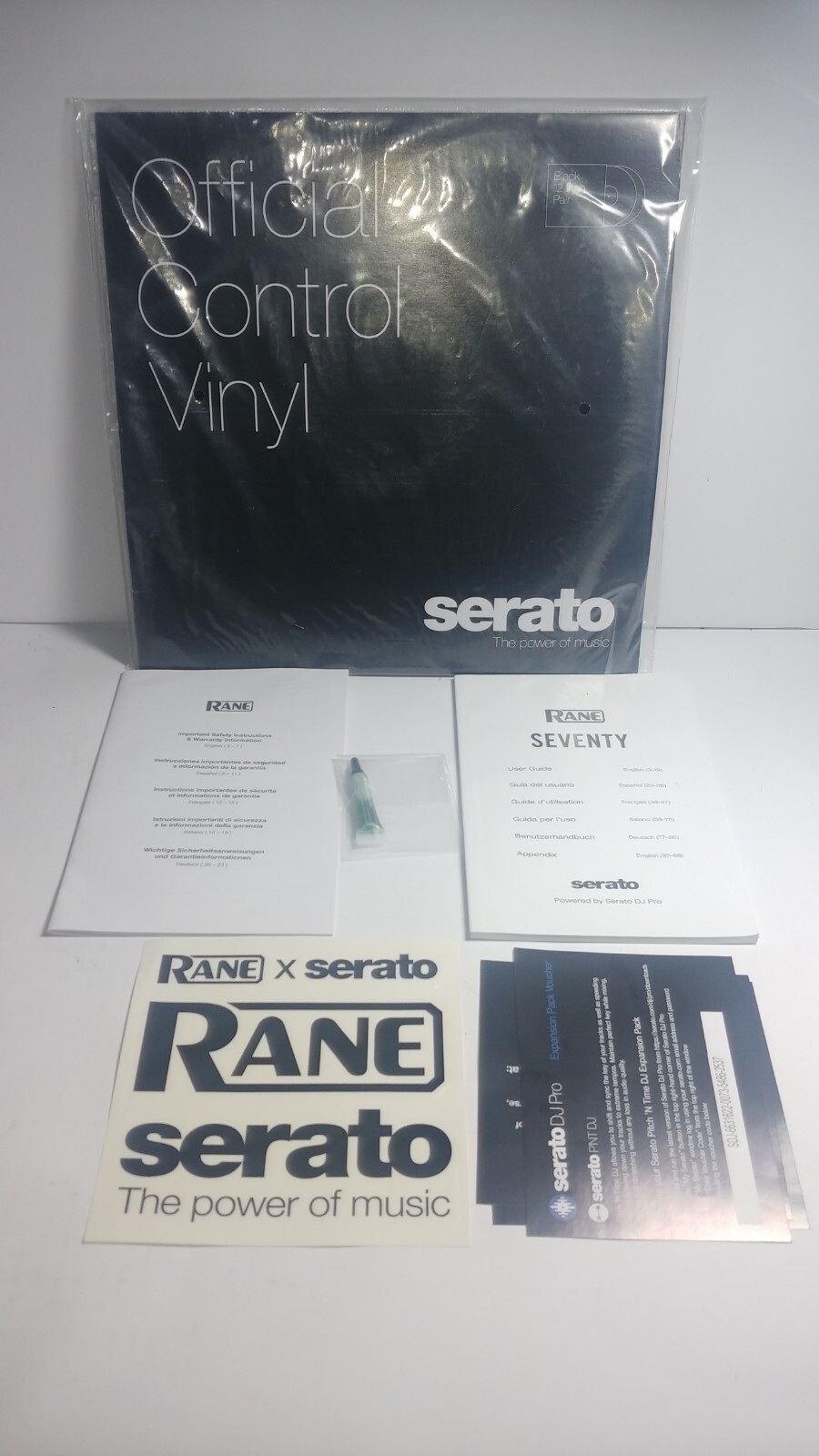 Serato 12" Control Vinyl (Pair, Black) (FREE SHIPPING)