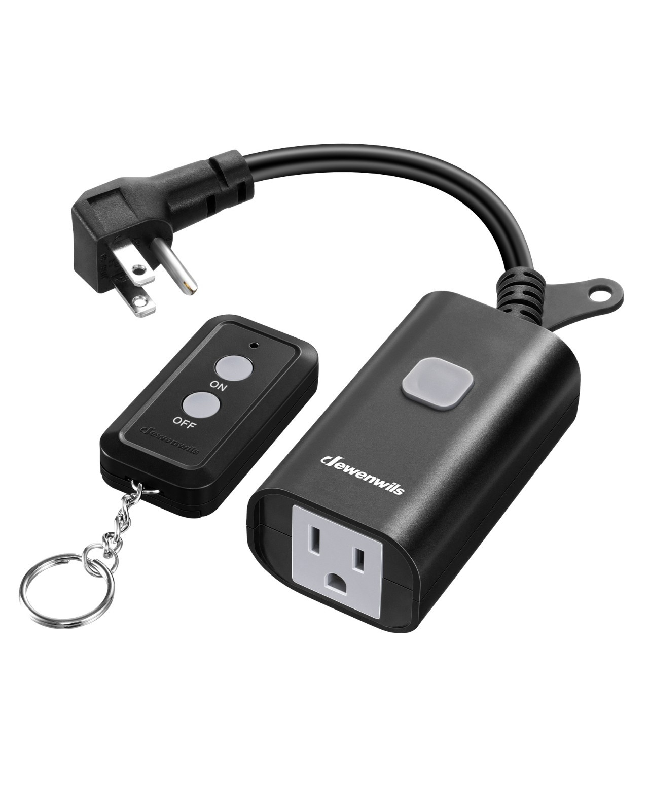 DEWENWILS Outdoor Remote Control Outlet,100FT Control Range,15A Wireless Remote