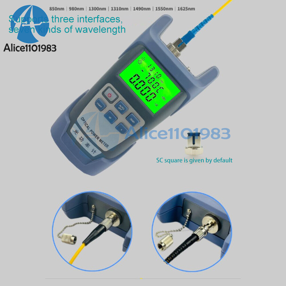 Fiber Optic Tool Kit -70~+10dBm Optical Power Meter Visual Fault Locator 10mw
