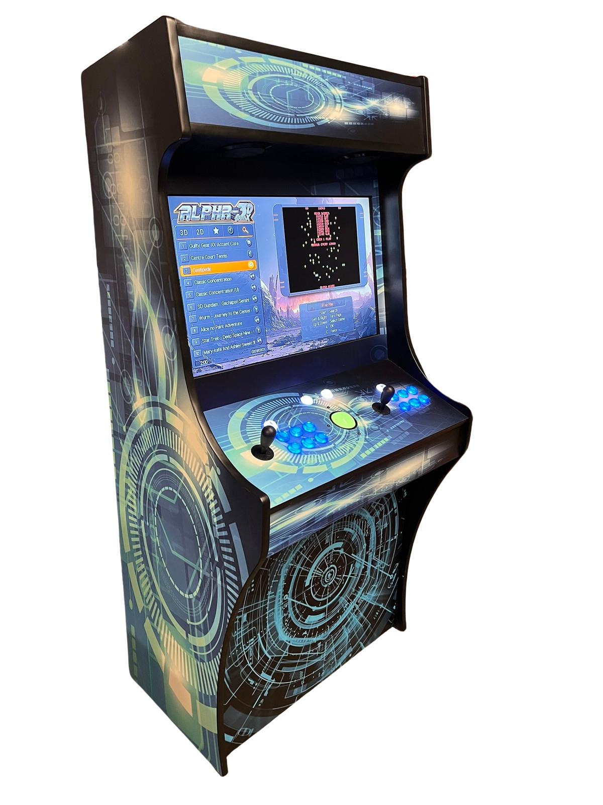 Two Player 32" Blue Space Arcade
