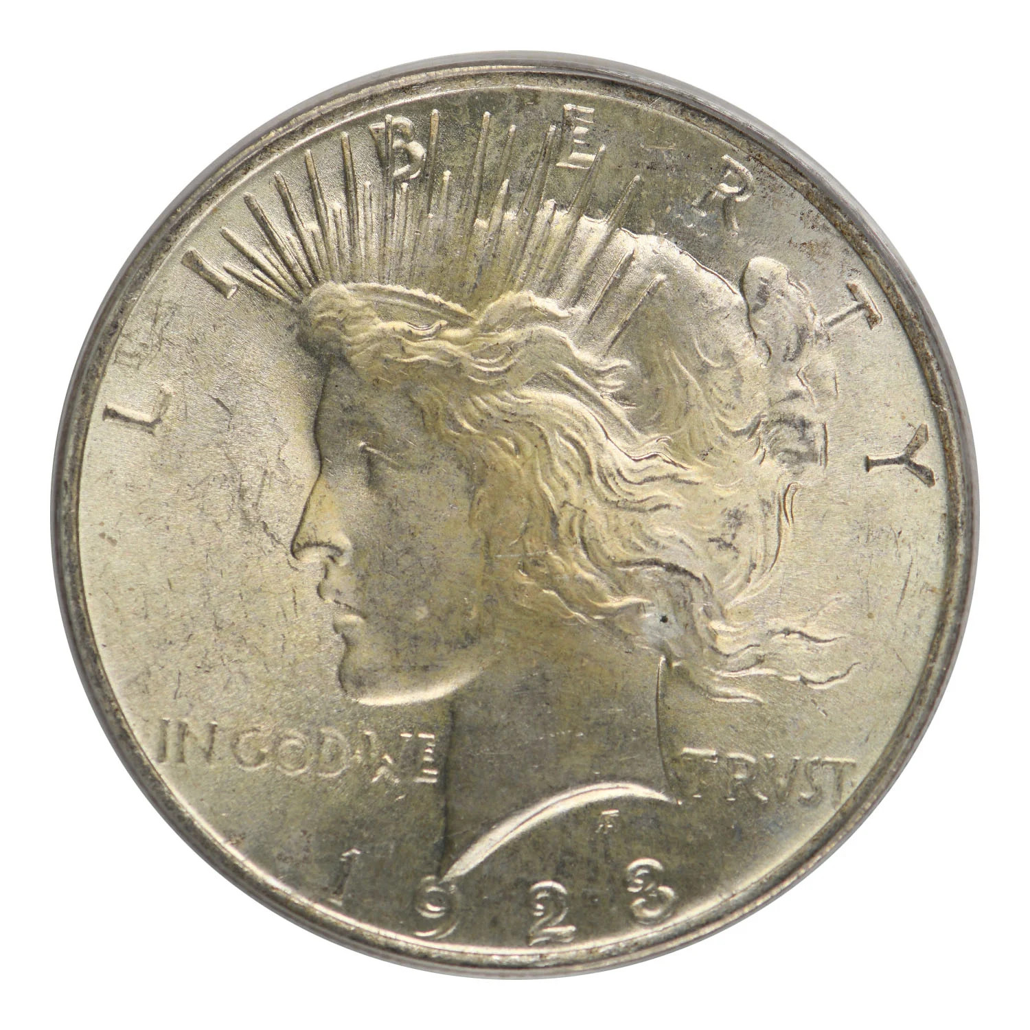 1923 Peace Silver Dollar PCGS MS-64 OGH