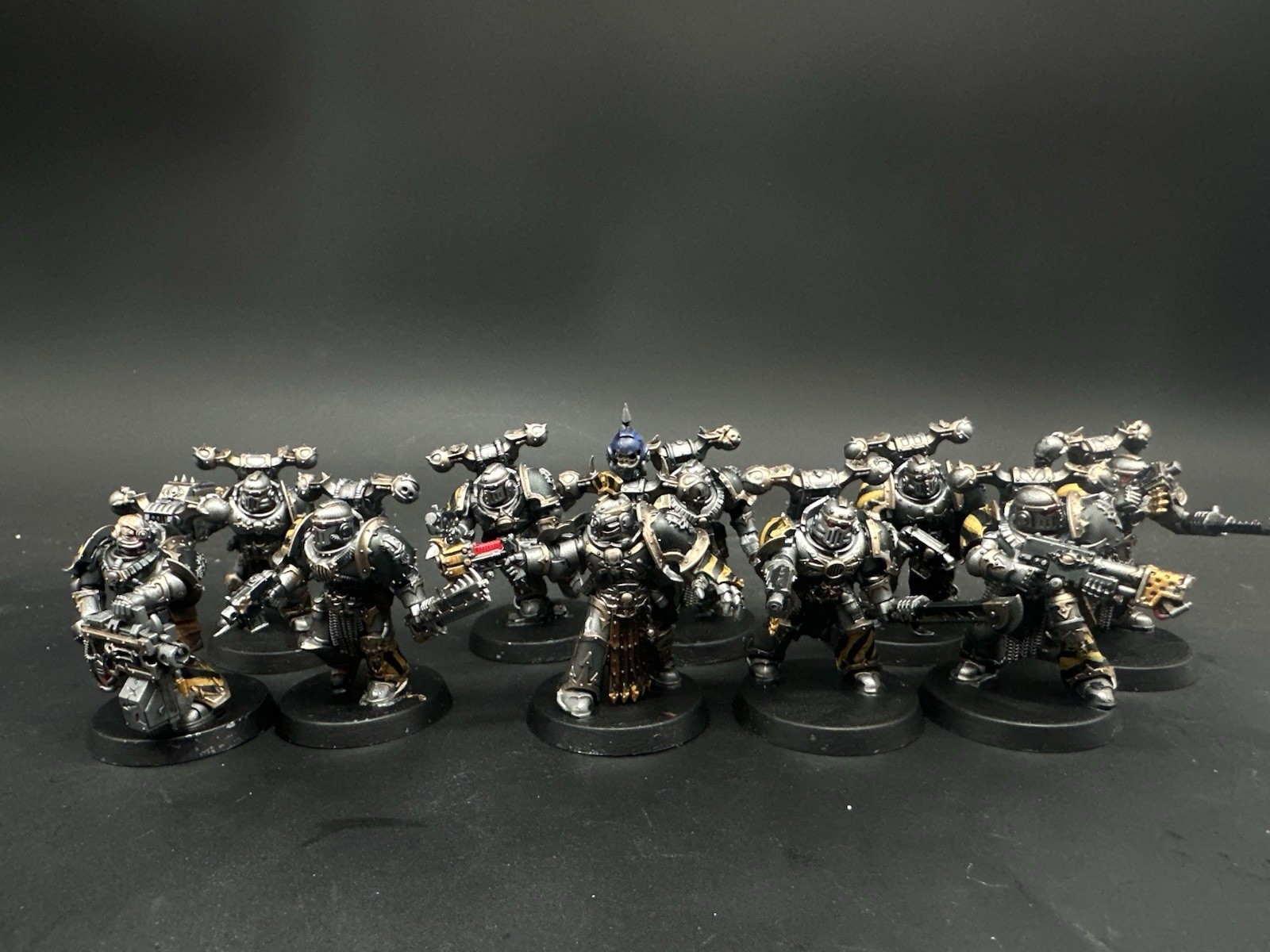 chaos Marine Painting Commission (Models Included) Iron Warriors Legionnaires