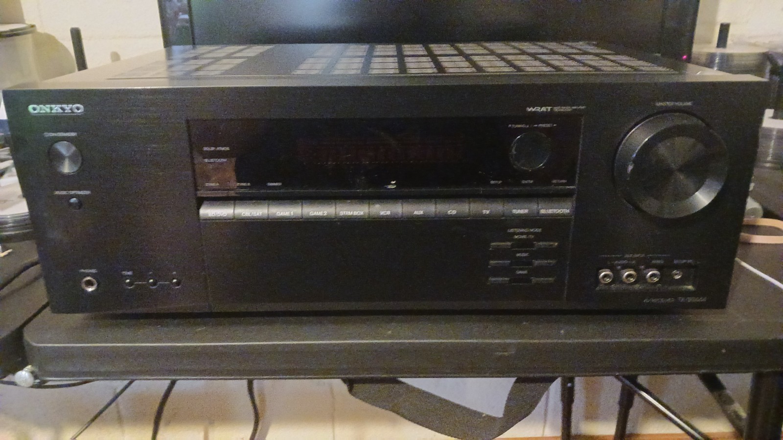 Onkyo TX-SR444 7.1 Ch 4K UHD A/V Receiver w/Bluetooth-TESTED
