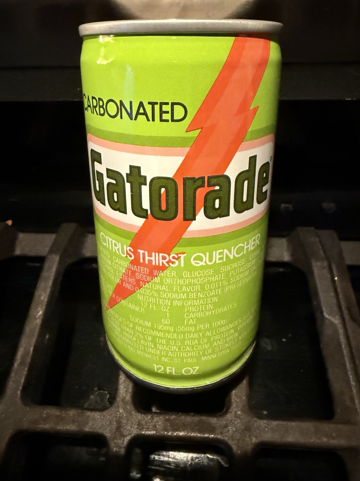 Gatorade Carbonated Thirst Quencher Soda 🥤 Can Vintage 12oz Soda 🥤 Can