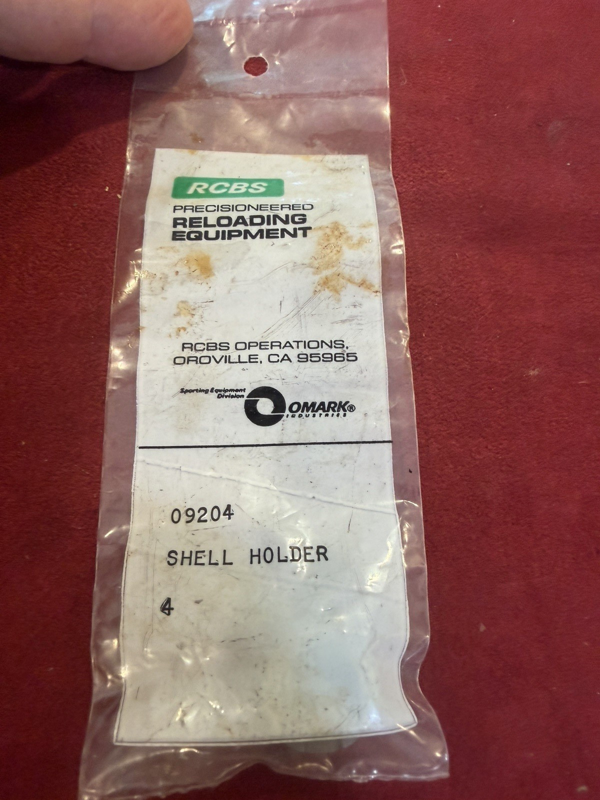 RCBS Shell Holder #04-09204 New