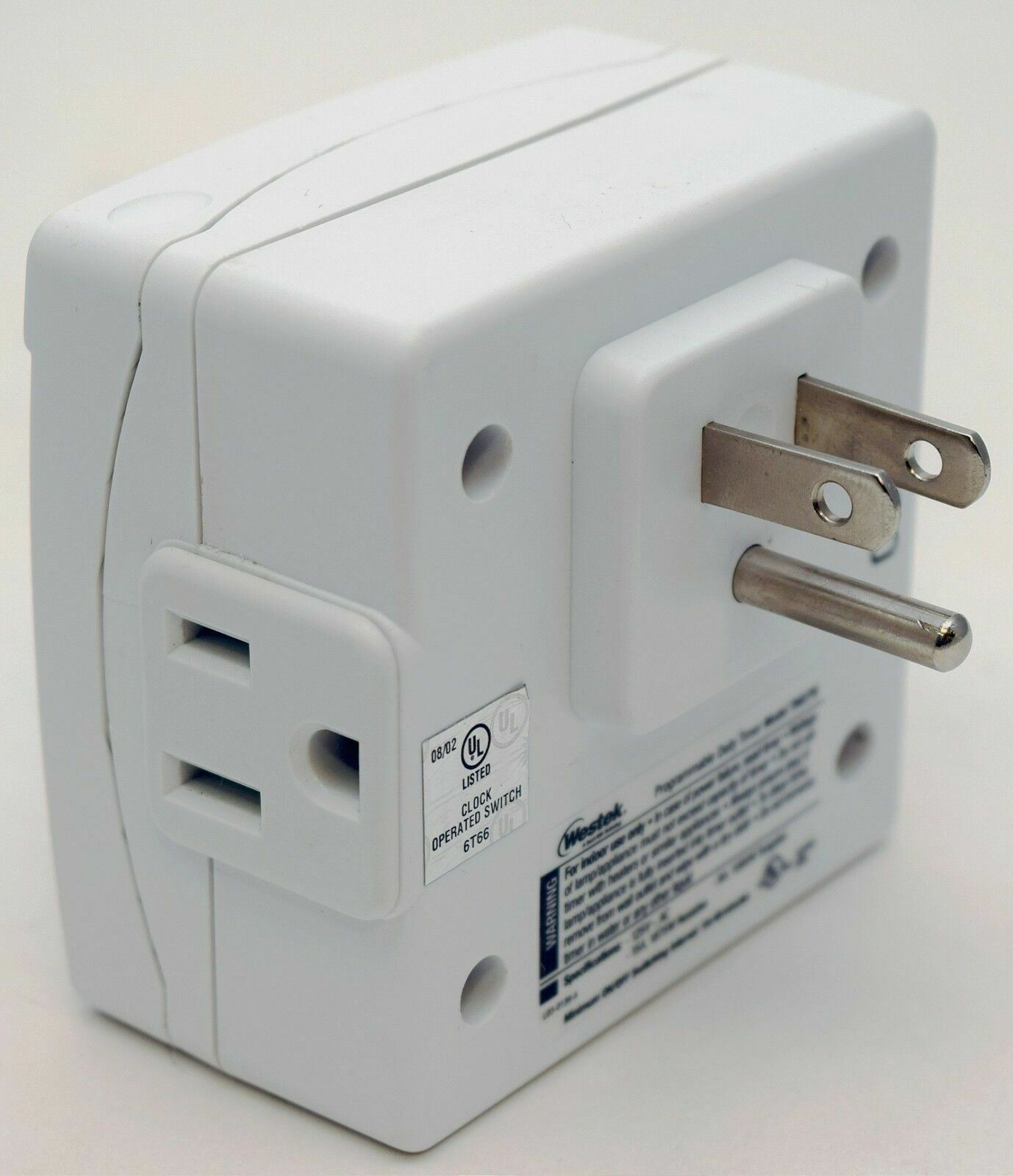 NEW Westek TM07WHB Programmable Weekly Timer 96x Automatic Home/Work wall outlet