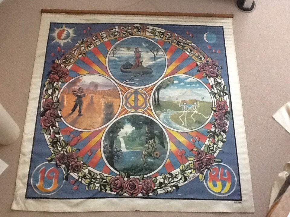 Grateful Dead 1984 GDP Vintage Tapestry Artwork Jeff Bedrick Red Rocks Greek BCT