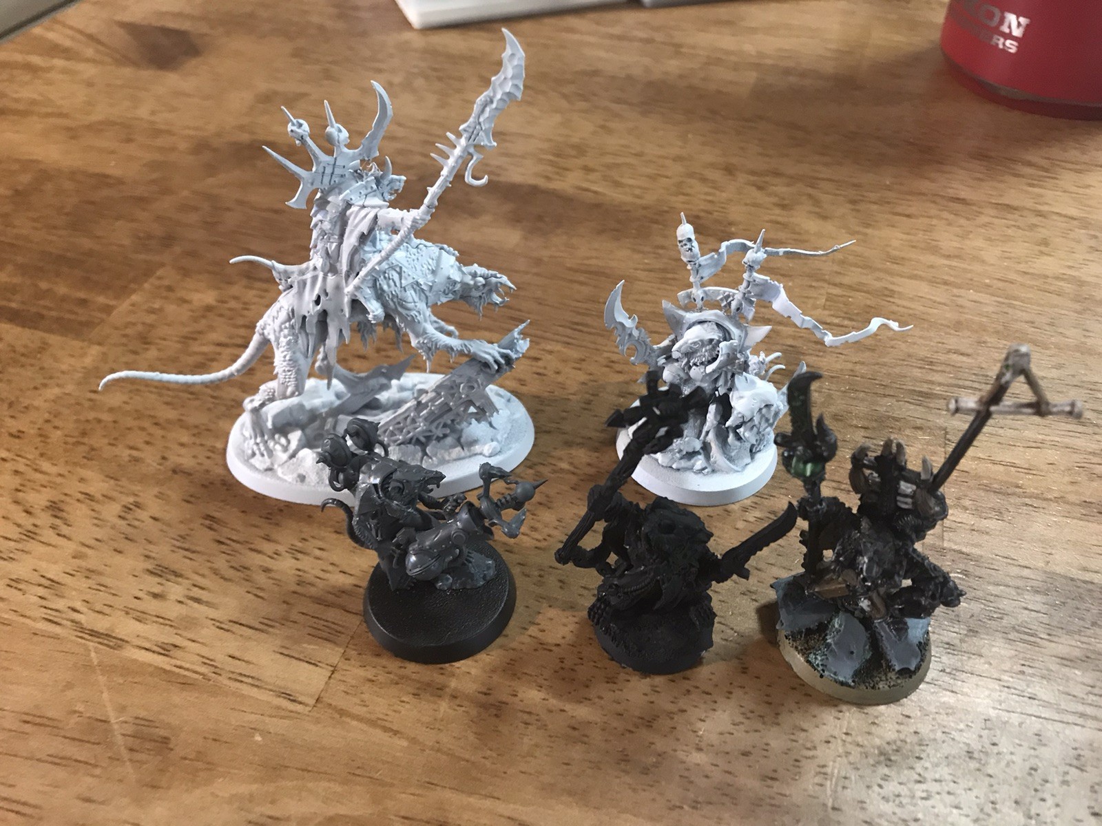 Games Workshop  AOS Krittok Foulblade Clawlord on gnaw-beast greyseer galvaneer