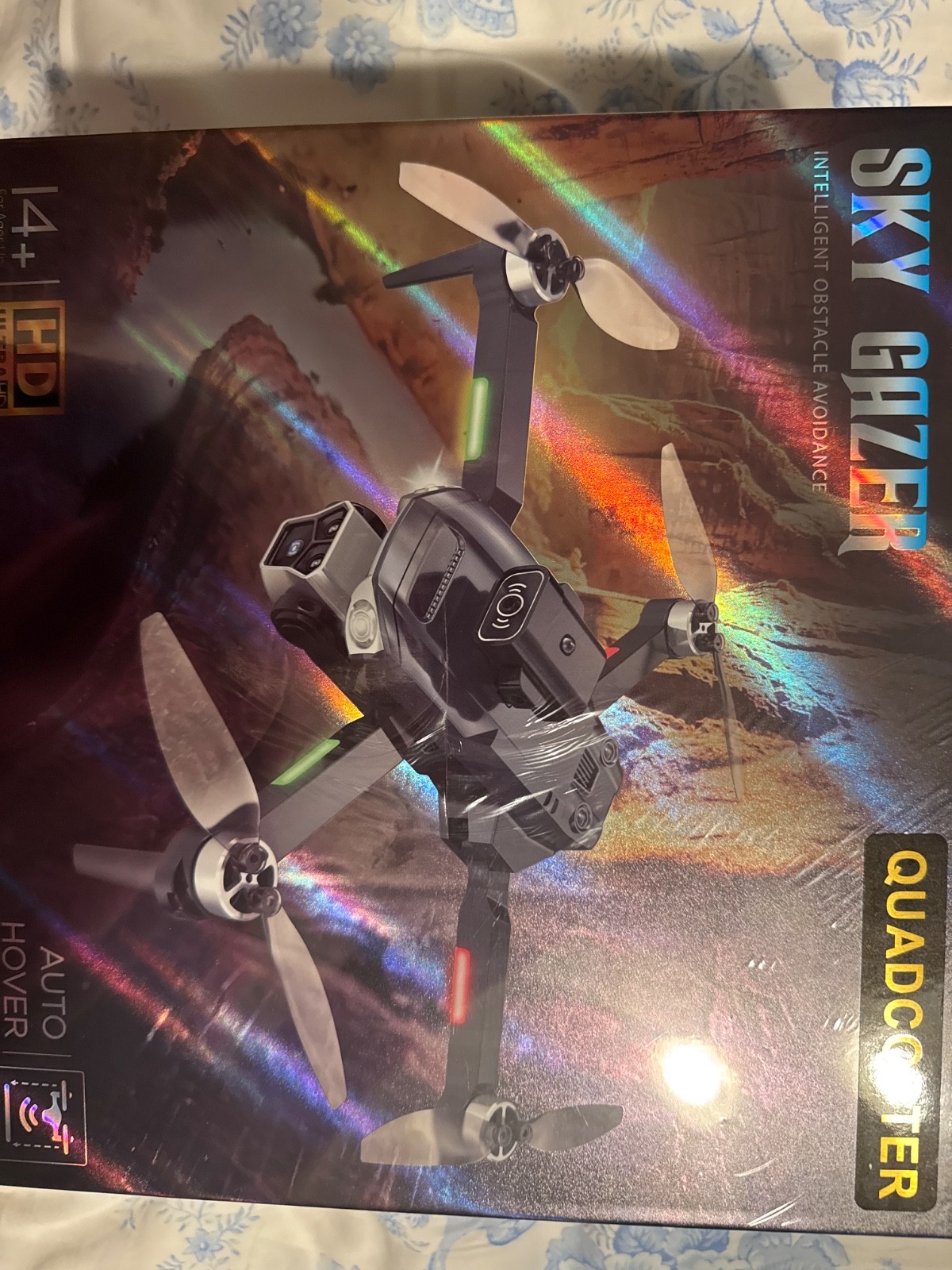 Sky Gazer Quadcopter Drone HD Camera FPV Obstacle Avoidance Headless RTR