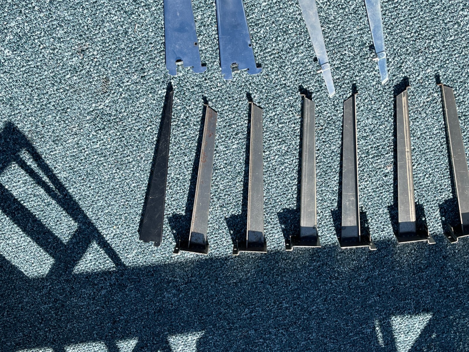 Lot 15 Pegboard Wallboard Slatwall Hooks Brackets 14 16" Peg board Wall Slat