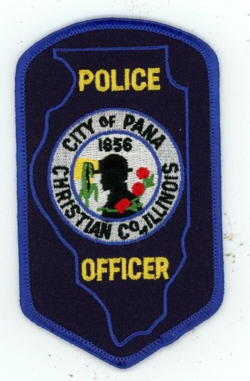 ILLINOIS IL PANA POLICE NICE SHOULDER PATCH SHERIFF