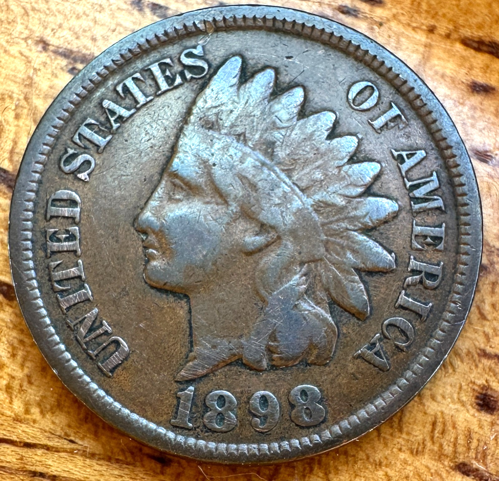 1898 INDIAN HEAD CENT  VERY NICE RARE COIN  ***** TAKE A LQQK *****