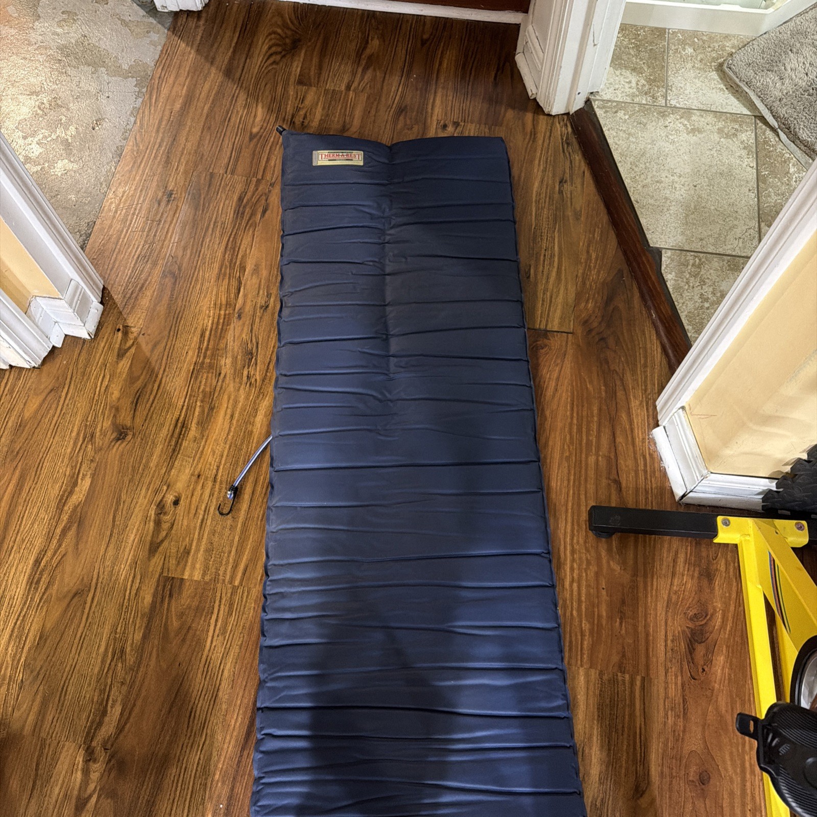 Therm-a-rest base camp self inflating sleeping pad camping backpacking