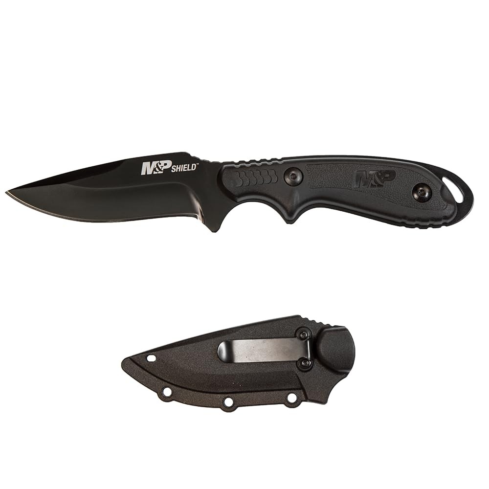 Smith & Wesson M&P Shield 7.5in S.S. Full Tang Fixed Blade Knife 3in Clip Pt