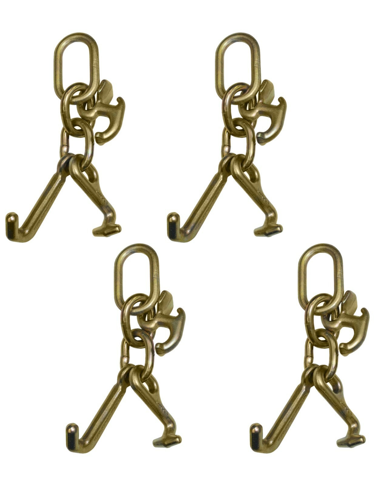 RTJ Cluster Hook on Link Grade 70 for Tie Down Tow Car 5,400 lbs (Pack of 4)