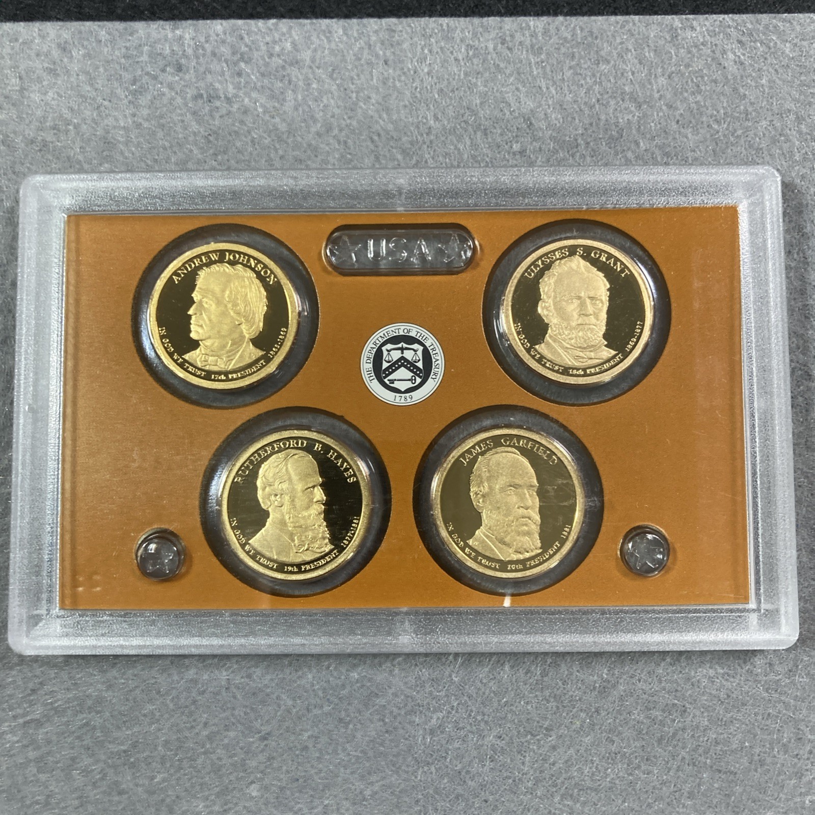 2011 us mint proof set- 14 coin w/ original box & coa