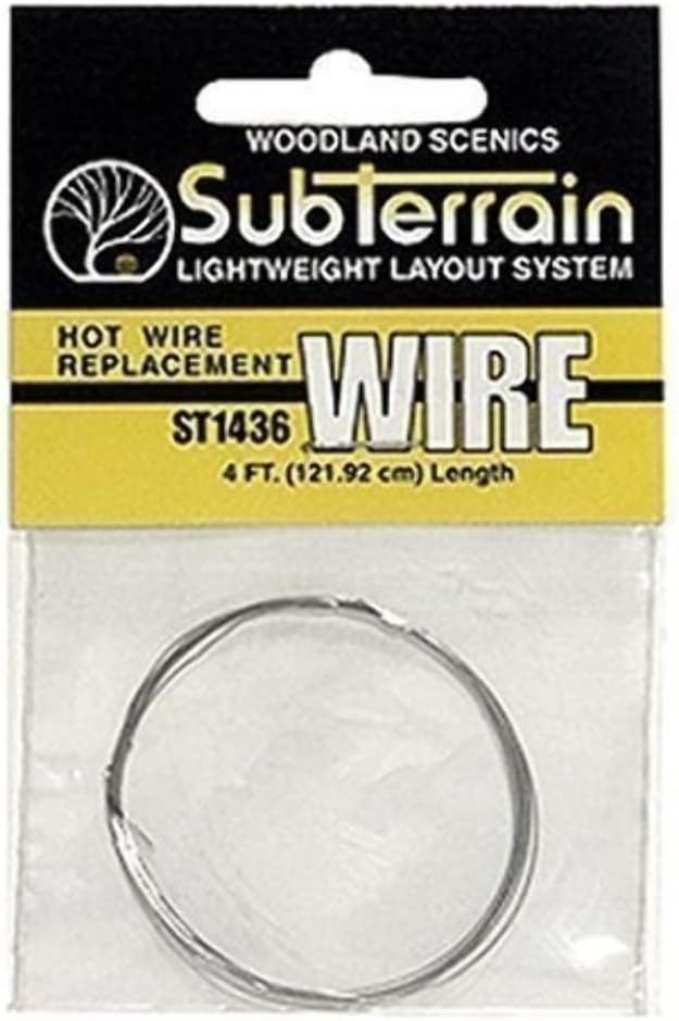 Precision Replacement Wire for Hot Wire Foam Cutter - 0.010" Dia. x 4' Long
