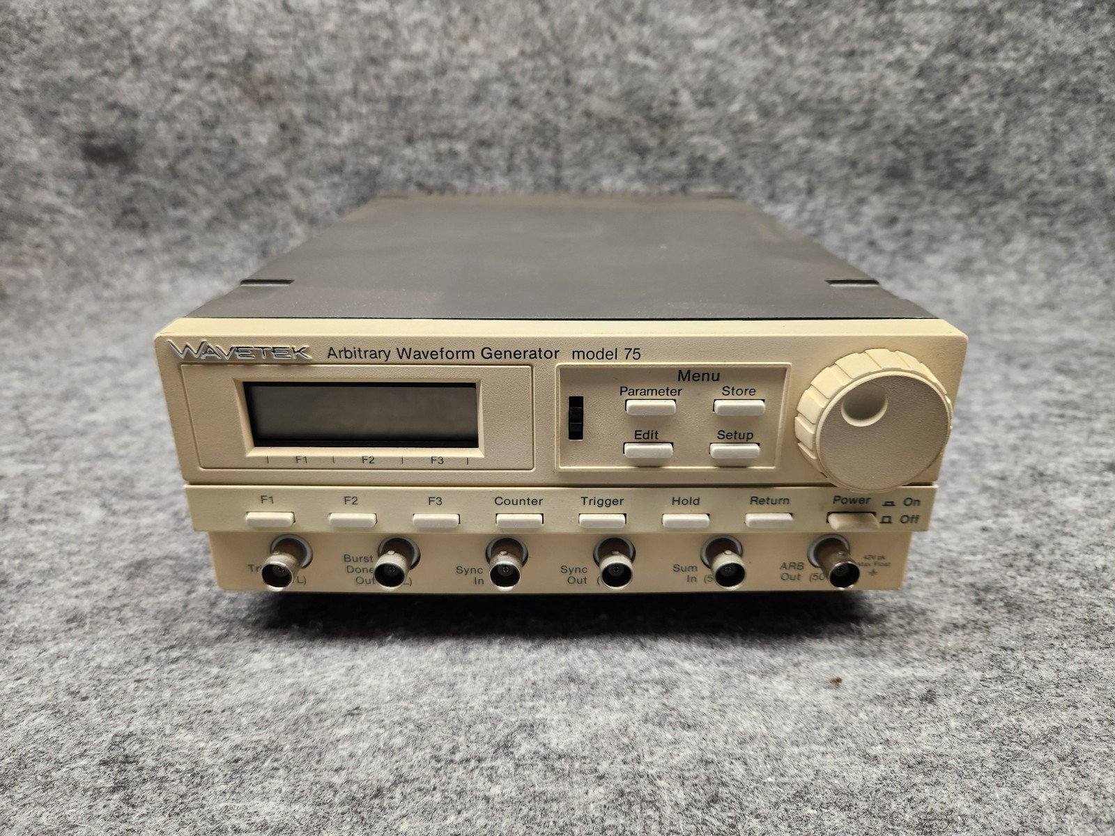 Wavetek 5MHz Arbitrary Waveform Generator Model 75 Benchtop/Desktop Generator